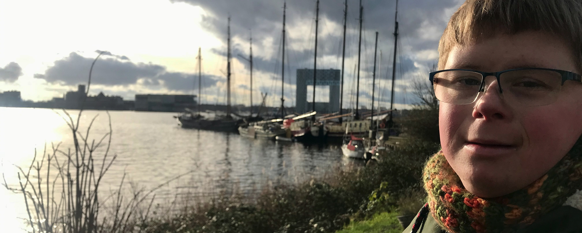 Daan in de haven