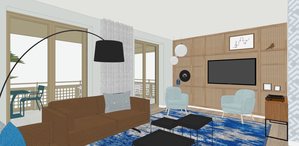 Eerste interieurontwerp Homerushuis