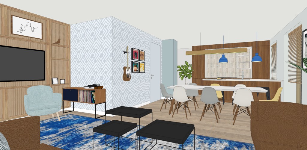 Eerste interieurontwerp Homerushuis