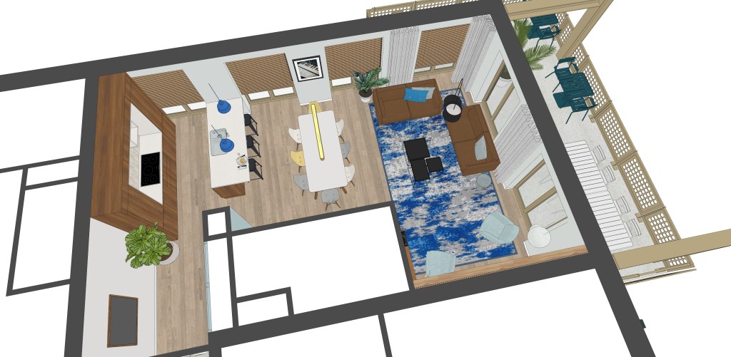 Eerste interieurontwerp Homerushuis