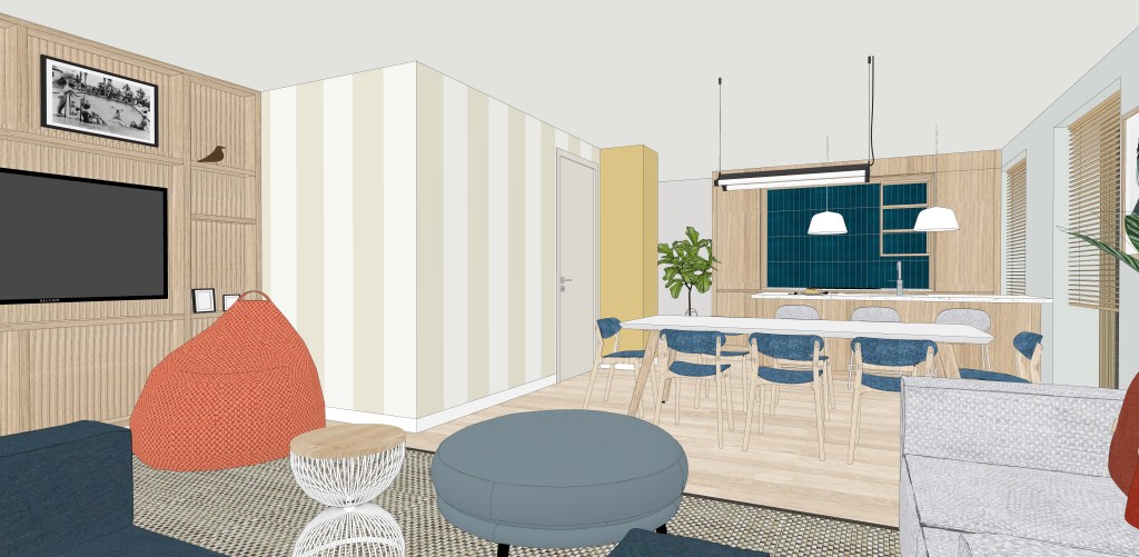 Eerste interieurontwerp Homerushuis