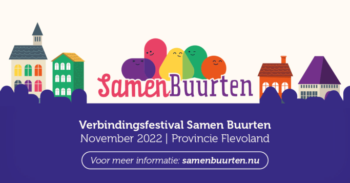 Poster Verbindingsfestival Samen Buurten