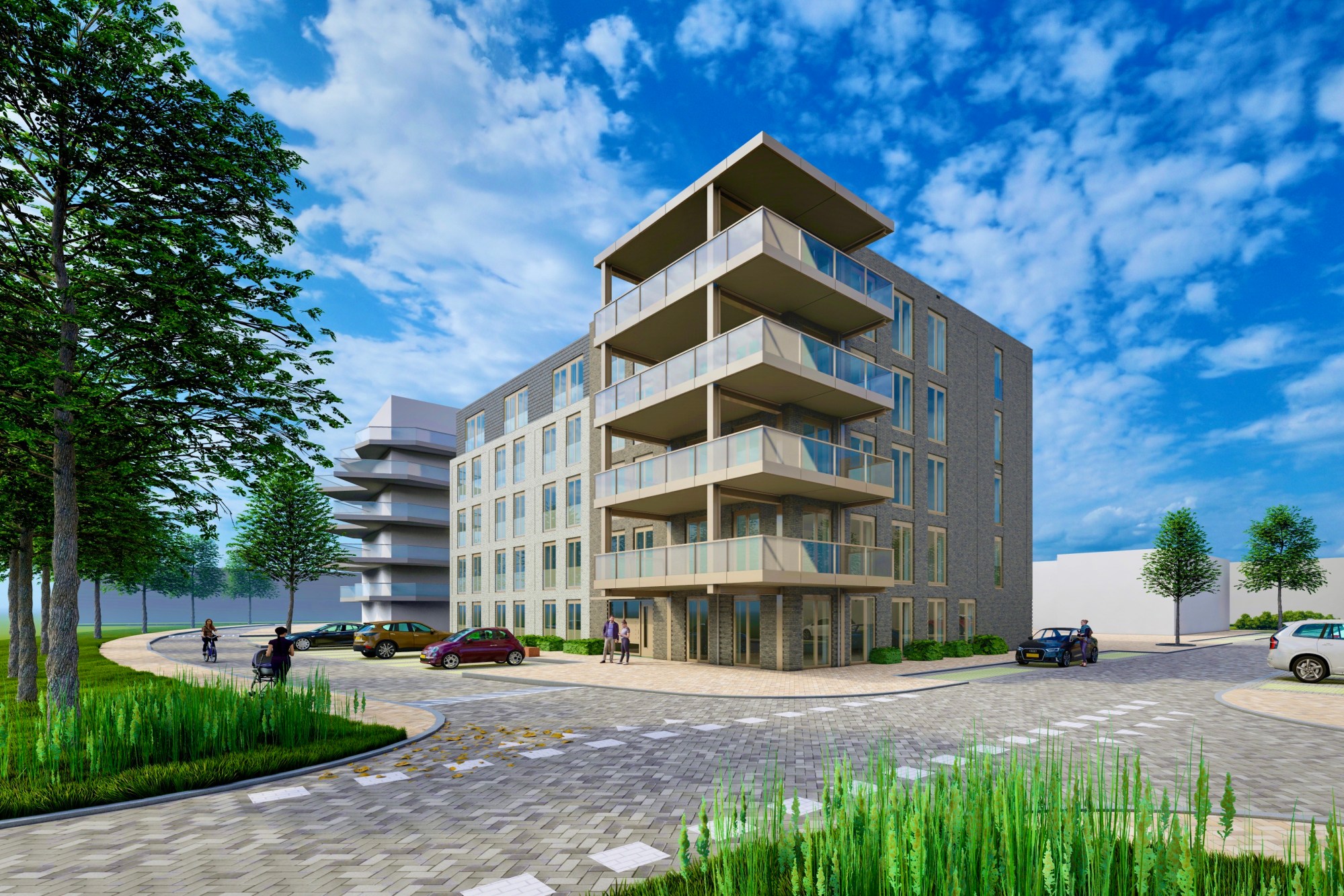 Een tekening van 't Homerushuis