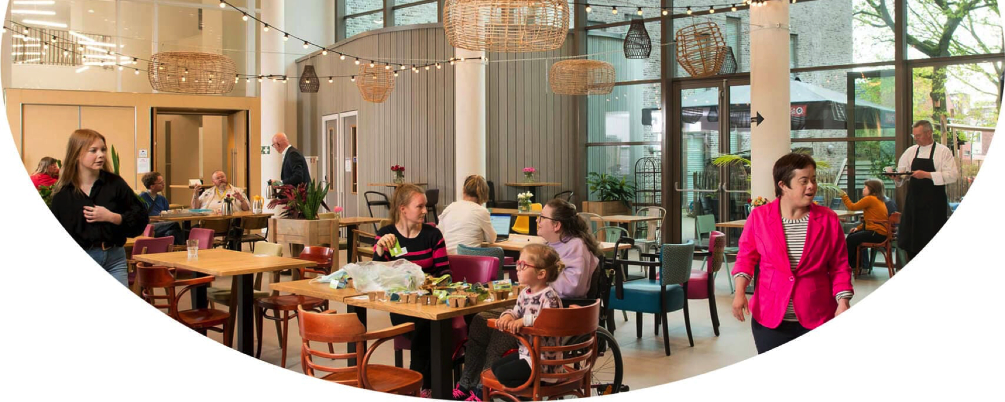 Een levendige ontmoetingsruimte