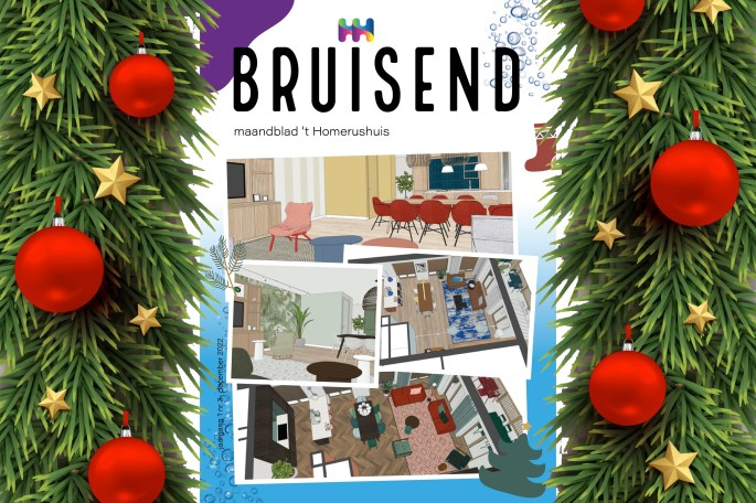 Bruisend 3 tussen kersttakken