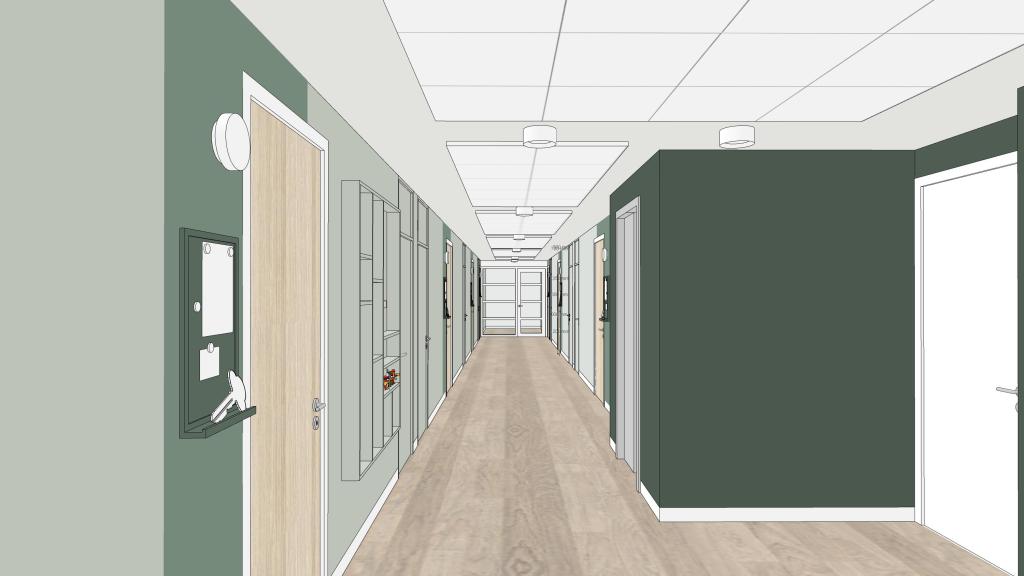 Interieurontwerp thema natuur