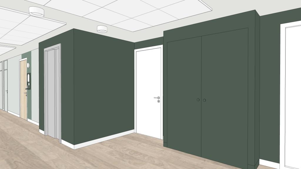 Interieurontwerp thema natuur