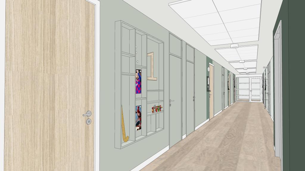 Interieurontwerp thema natuur