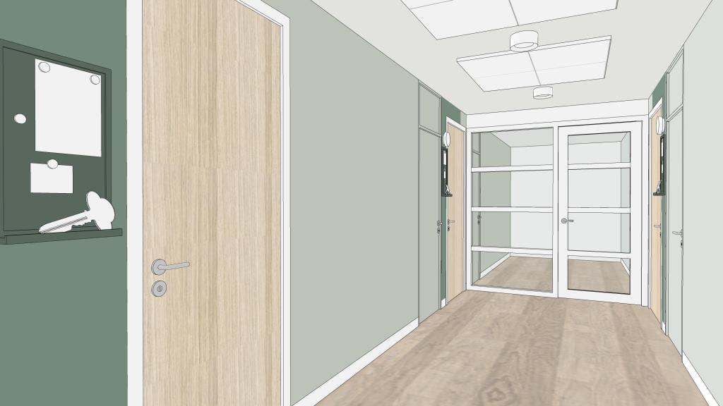 Interieurontwerp thema natuur