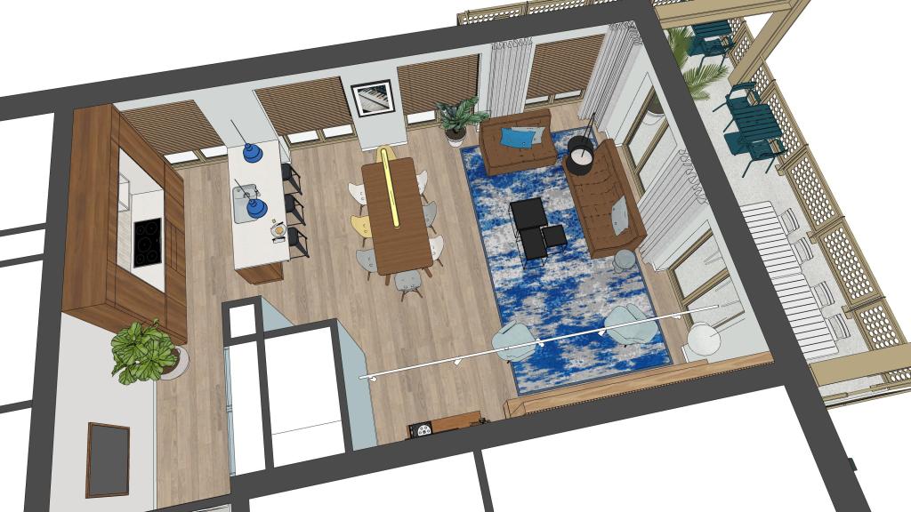 Interieurontwerp thema muziek