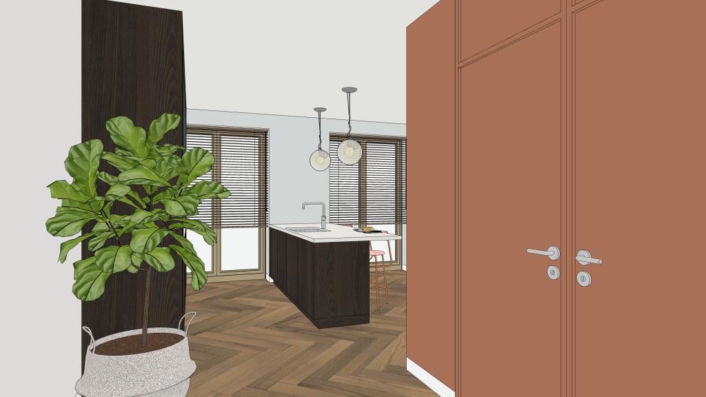 Interieurontwerp thema kunst