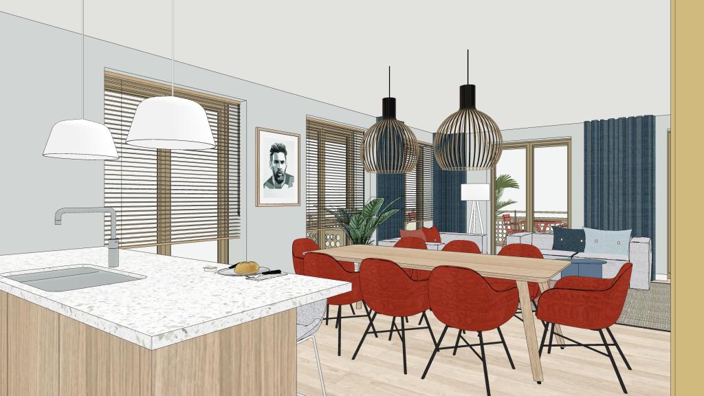 Interieurontwerp thema sport