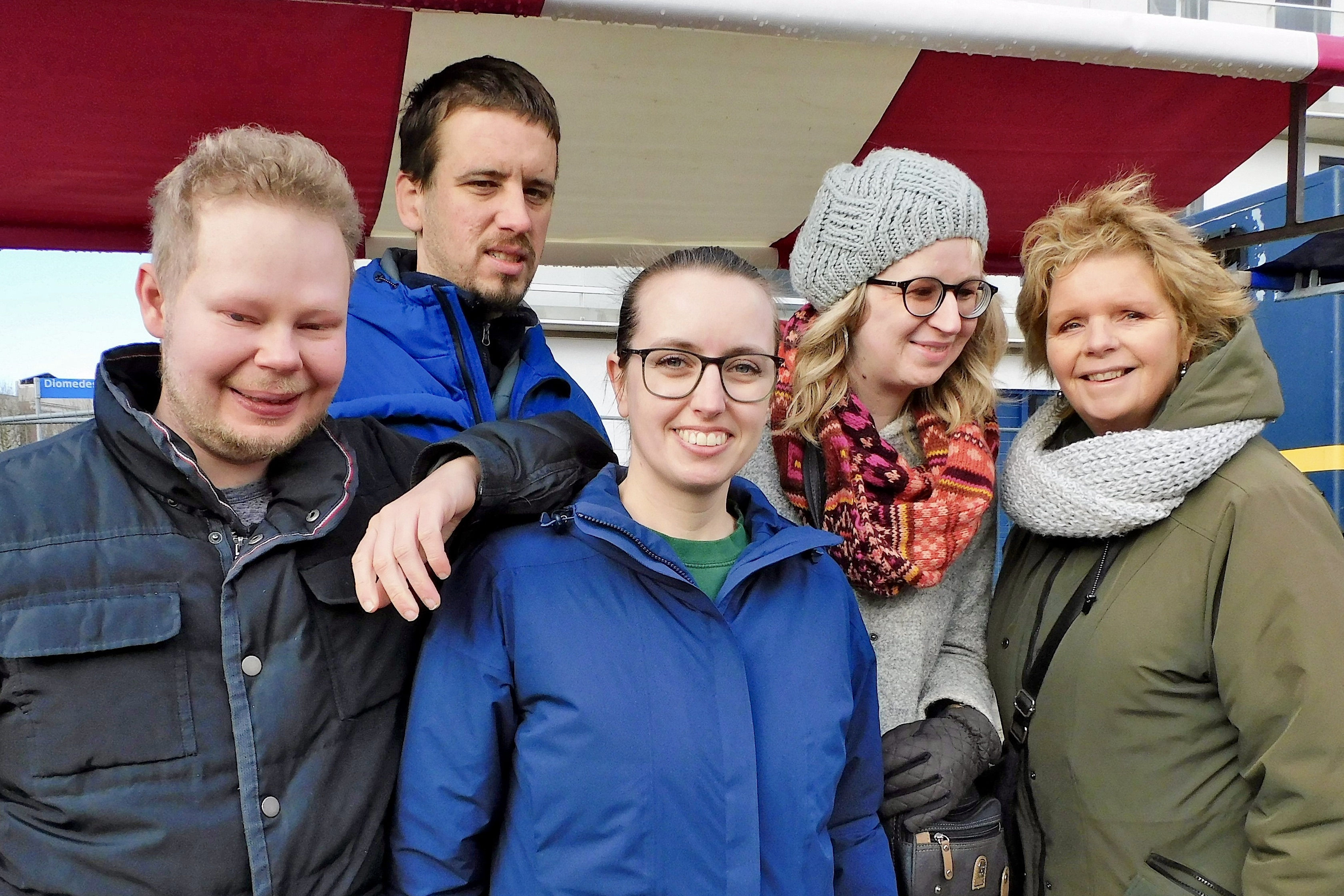 Foto buurtfeest startbouw