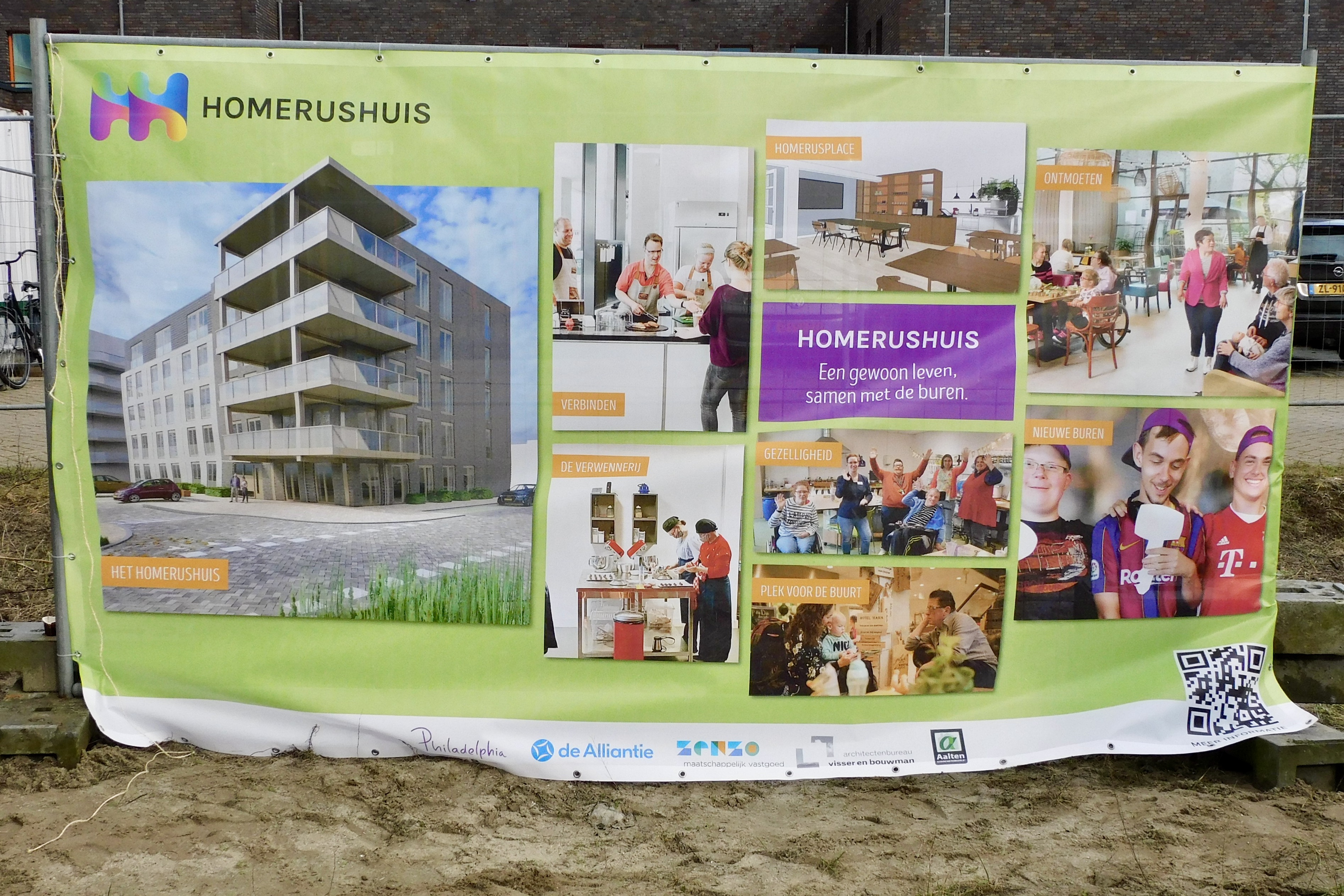 Foto buurtfeest startbouw