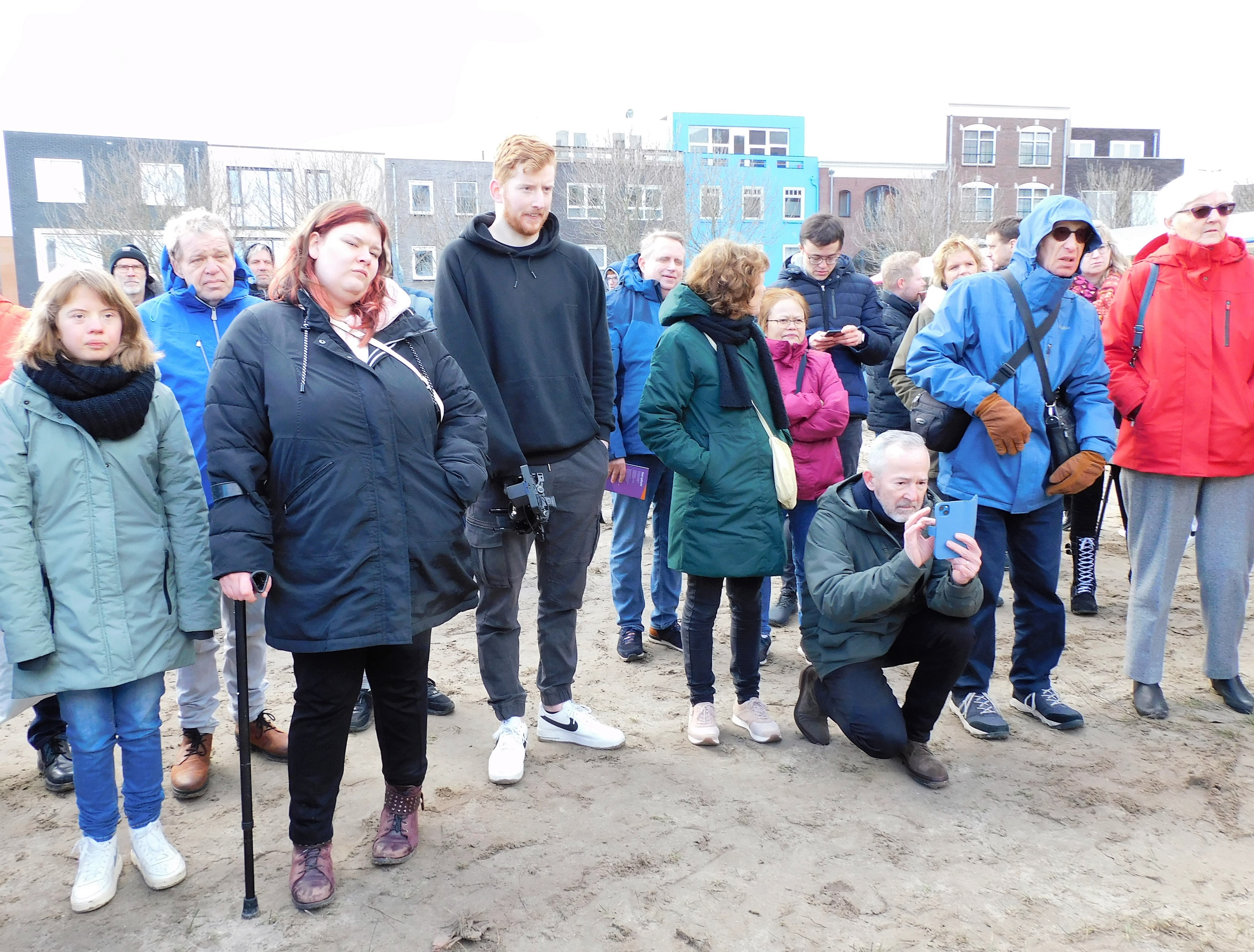 Foto buurtfeest startbouw