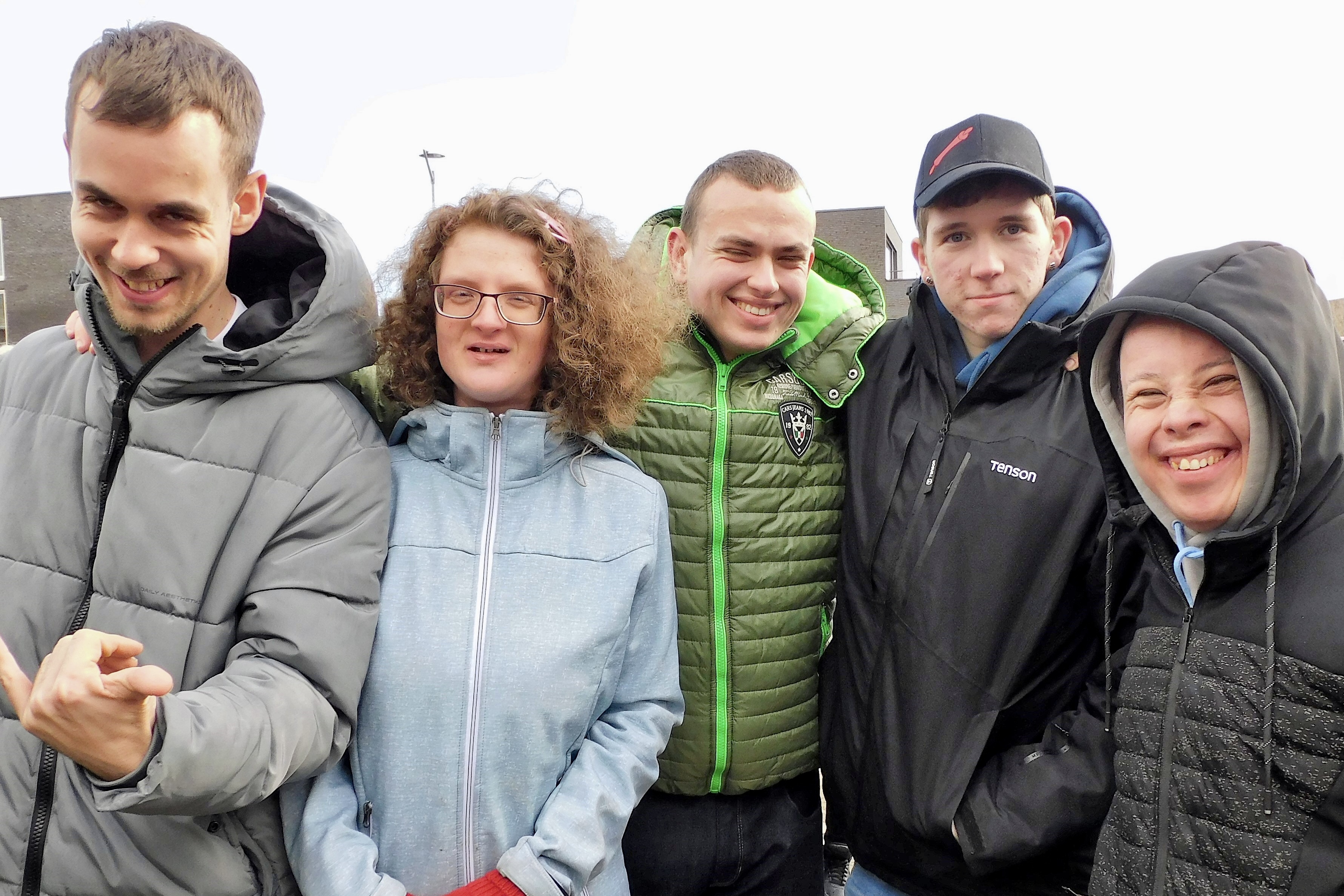 Foto buurtfeest startbouw