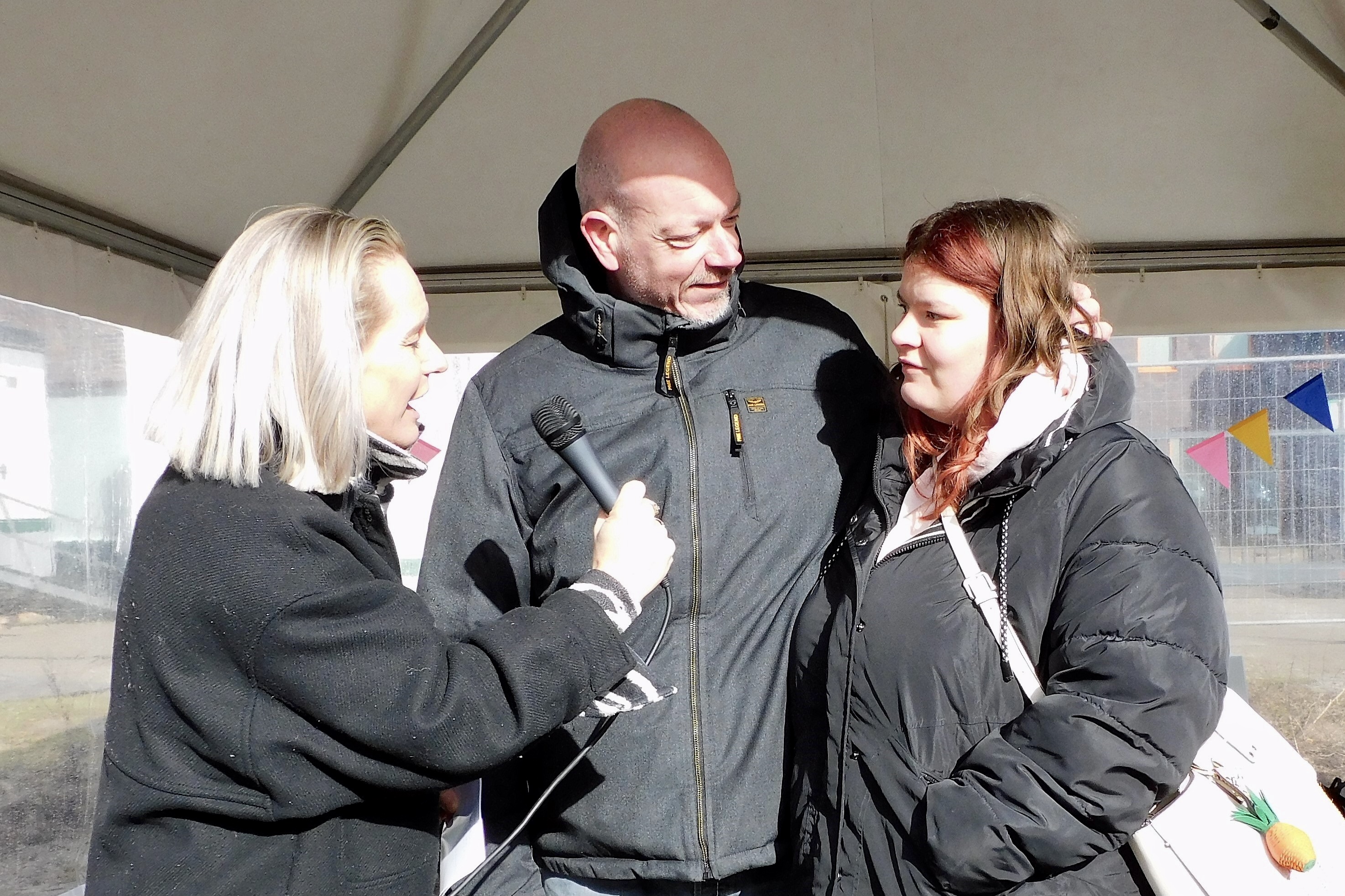 Foto buurtfeest startbouw