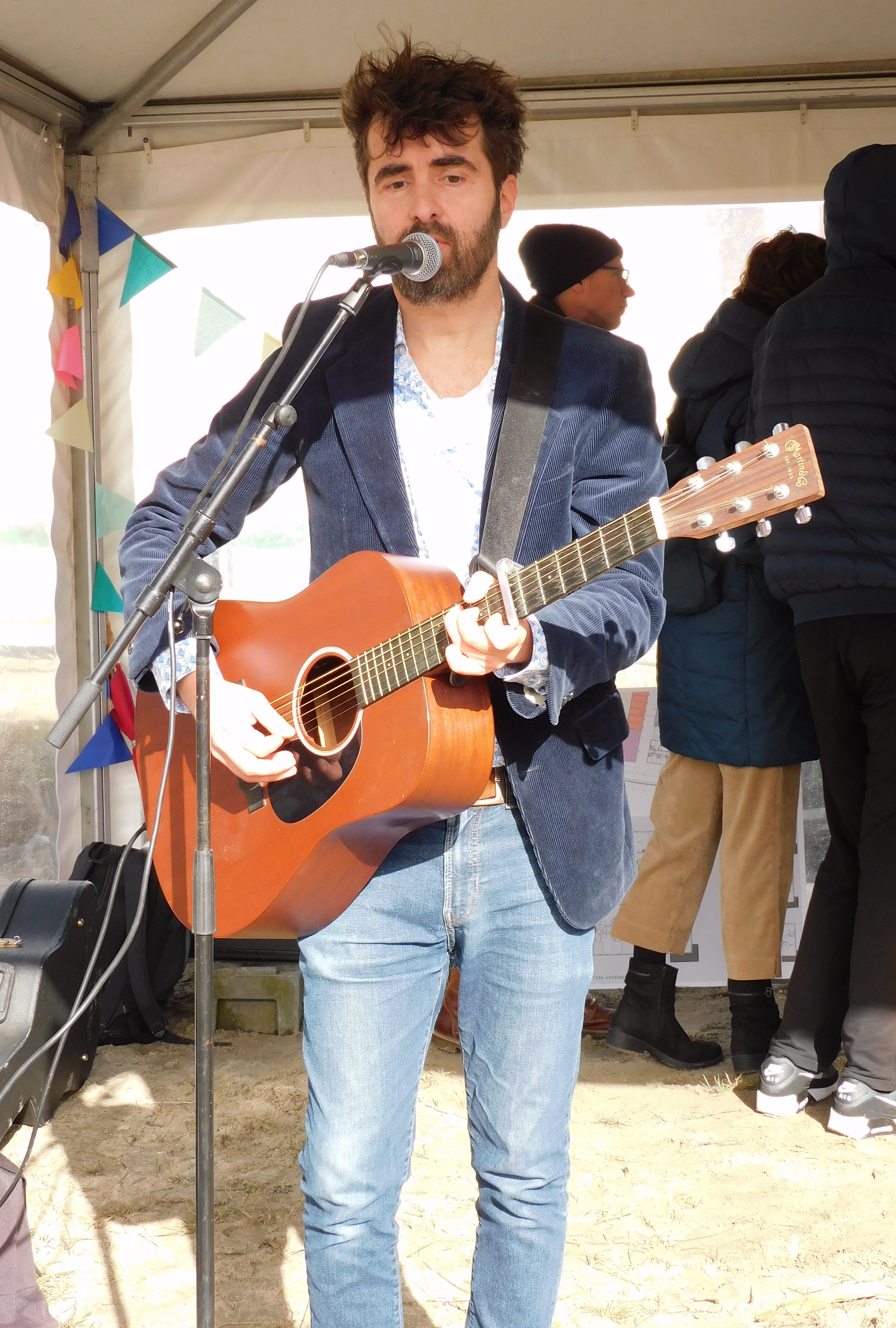 Foto buurtfeest startbouw