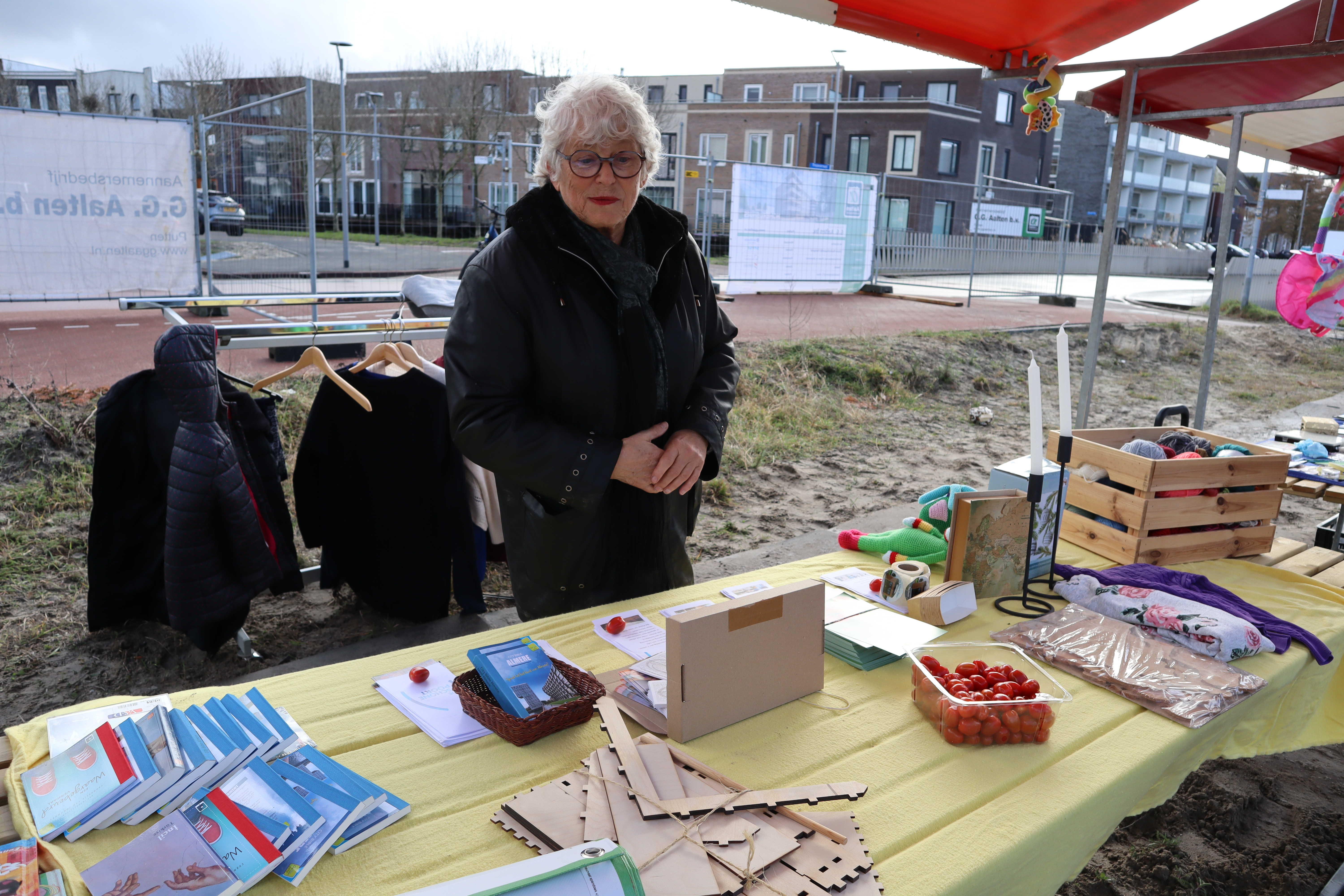 Foto buurtfeest startbouw