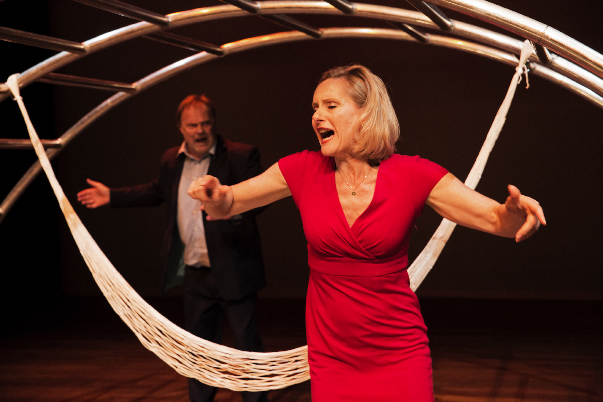 Scene uit de voorstelling Lastige Ouders