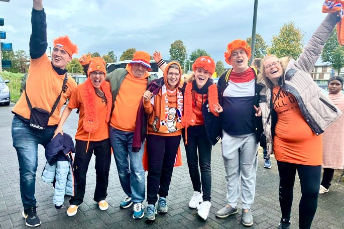 Supporters van het Nederlands Elftal