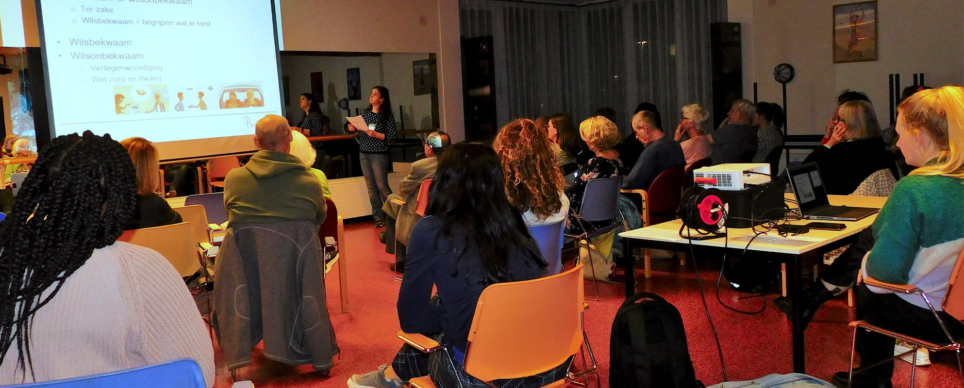 Bijeenkomst van verwanten van bewoners