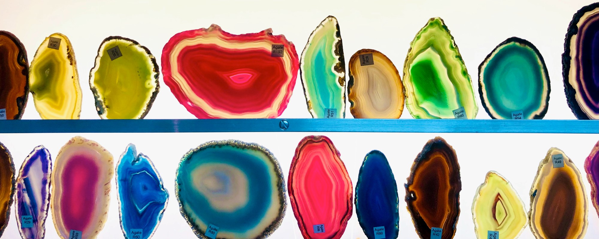 Vele mooie gekleurde stenen